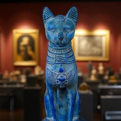 EGYPTIAN ARTIFACTS A RARE AUTHENTIC PHARAONIC CAT FIGURINE OF GODDESS BASTET BC