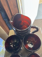 Vtg. Lot of Avon Ruby Red 1876 Cape Cod.