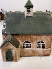 Mudlen End Studio Felsham Suffolk Pottery Miniature House Cottage School/ Church