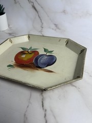 Vintage Hand-Painted Toleware Tray
