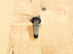 Antique Roman Iron Shipbuilding Nail Artifact