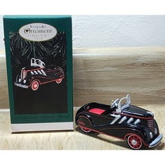 1996 Hallmark Keepsake Ornament Kiddie Car Classic 1937 Steelcraft Auburn Murray