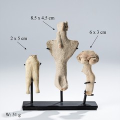 Ancient Near Eastern Pottery Fragments Figures Idols