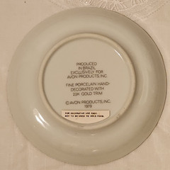 Vintage Avon Butterfly Fantasy Porcelain Trinket Dish Set Of 8 – 1979 Brazil