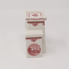 JOHNSON BROTHERS BROS Old Britain Castles Night Light Pink Rare (No Plug/Bulb)