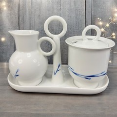 Kari Trestakk Of Norway By Cardinal Philippines Porcelain Sugar And Creamer Tray