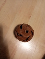 Unusual Hand Carved Brazil Nut Seeds Inside