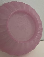 Vintage Avon Elusive Beauty Dust Vanity Powder Container Pink Plastic Gold Empty