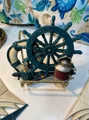 Vintage Burwood Nautical Clipper Ship Wall Plaque Set – Set of 4 – Made in USA
