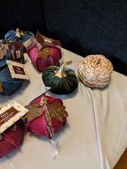 Fall Halloween Pumpkin Bulk Crafting Decor Lot 2-3 In Multicolor 21 PC New