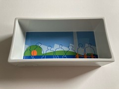 Vintage Figgjo Flint Norway Dish 2010 Abstract Figures Commemorative