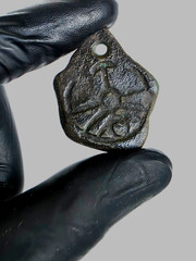 300 BC Ancient Carved Engraved Gemstone Pendant Medallion Wearable Amulet Unisex