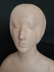Florentine Art Plaster 132 Antique 1914 Unknown Woman by Donatello