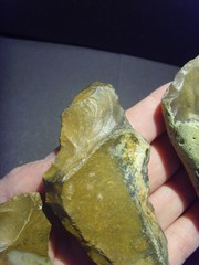 Lower Paleolithic – Three Fine Acheulean scrapers. c.450,000 BP.