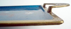 ONE VINTAGE TRAY, MADE IN ISRAEL***** UN ANCIEN PLATEAU FAIT EN ISRAEL