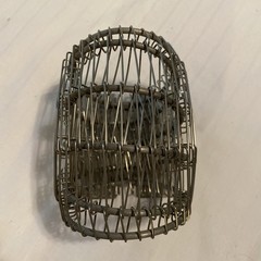 VINTAGE Perfect Arrangers Flower Frog Stainless Steel Cage Display Decor