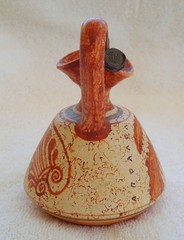 MK Aohnai Greek Pottery Museum Copy Small Ancient Greek Oinochoe Wine Pitcher