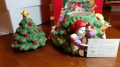 Fitz and Floyd “Snowman Jamboree” Cookie Jar in original packaging