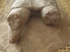 Authentic Pre- Columbian Artifact Mazatlan Mexico 7″ Figurine Mounted and Framed