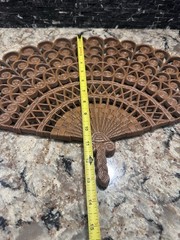 Vintage Burwood Wall Fan Gallery Wall Decor MCM Boho Hollywood Regency 1980’s