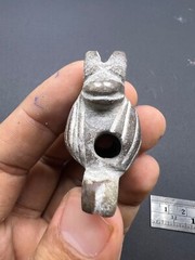 Rare Ancient Old Natural Jasper Stone Wild Animal Statue Figure Bead
