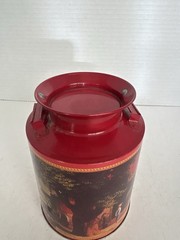 1990’s Horse Buggy Blacksmith Barn Tin Milk Can Shaped Art Paul Detlefsen