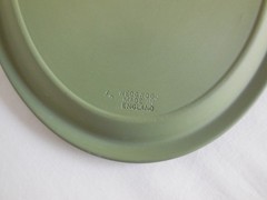 Large 10″ Wedgwood Sage Green Jasperware Tray