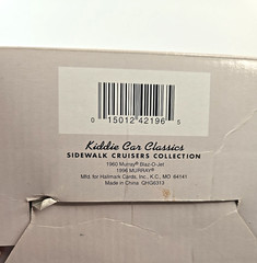 1996 Hallmark Kiddie Car Classics Sidewalk Cruisers 1960 Murray Blaz-O-Jet READ