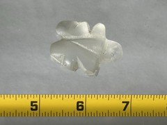 INCREDIBLE CLEAR QUARTZ DUAL JAGUAR EFFIGY PRE-COLUMBIAN PENDANT, MEXICO, COA