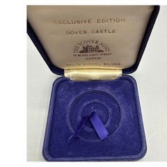Tower Mint Windsor Castle Dover Castle Solid Nickel Silver Medallions-2 1984