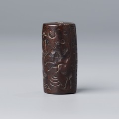 Near Eastern Bactrian Sasanian Stone Cylinder Seal Bead