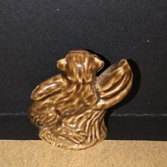 Red Rose Tea WADE Whimsies Porcelain Figurine Monkey Fun