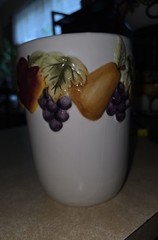 Rare! Home Interiors Sonoma Villa Utensil Holder / vase