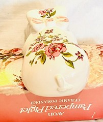 1978 Avon Ceramarte PAMPERED PIGLET Ceramic Pomander NOS in Box No Chips VINTAGE