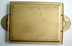 ONE VINTAGE TRAY, MADE IN ISRAEL***** UN ANCIEN PLATEAU FAIT EN ISRAEL