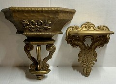 Vintage Syroco Wood Wall Shelf Ornate Design, Unknown Wall Shelf