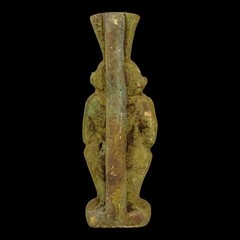 Authentic Ancient Egyptian Antiques Rare Bes God Stone Statue Figure BC