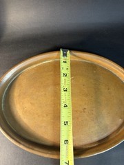 3 Copper Pieces Vase Tray & Star Shaped Decoration