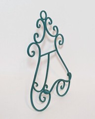Turquoise Ornate Metal Display EASEL HOLDER STAND for Books or Pictures 15”x10”