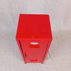 Vintage 1990’s Y2K Red Mini Metal Locker Storage 11”