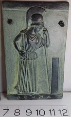 Lot Of 2 Greek Souvenirs Meditating Minerva, Igisso Proxenou See Photos