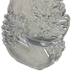 Fitz and Floyd Metal Serving Tray Harvest Pumpkins Fall Gourds Sunflowers 12″x6″