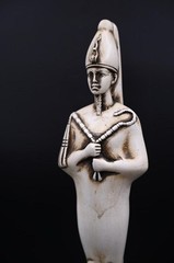 Osiris God Statue Ancient Egyptian Stone Sculpture Pharaonic Artifact Figurine