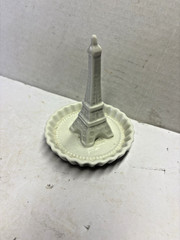 Eiffel Tower Porcelain Ring Holder Trinket Tray Dish Unbranded Pre-Owned