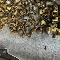Mixed 14+ lbs Scrap Brass Plumbing, Pipe, Fittings, Odd Pieces,