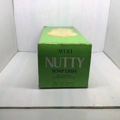 Avon Mr. Peanut Nutty Soap Dish W/2 Bars Of Soaps Original Box Vintage NOS