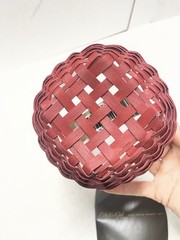 Longaberger 2007 Collectors Club RED APPLE Delicious BASKET Lid Protector New