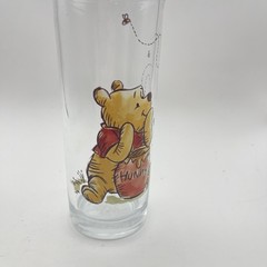 Disney Glass Winnie the Pooh Tall Tumbler Glassware 10 Oz