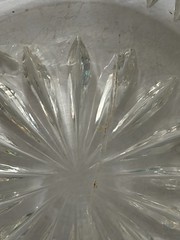 Vintage Clear Pressed Glass Votive Holder Small Trinket Bowl Heavy READ