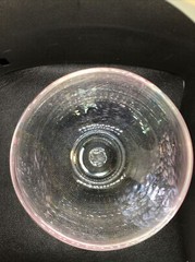 Art Glass Hand Blown Swirl Bowl